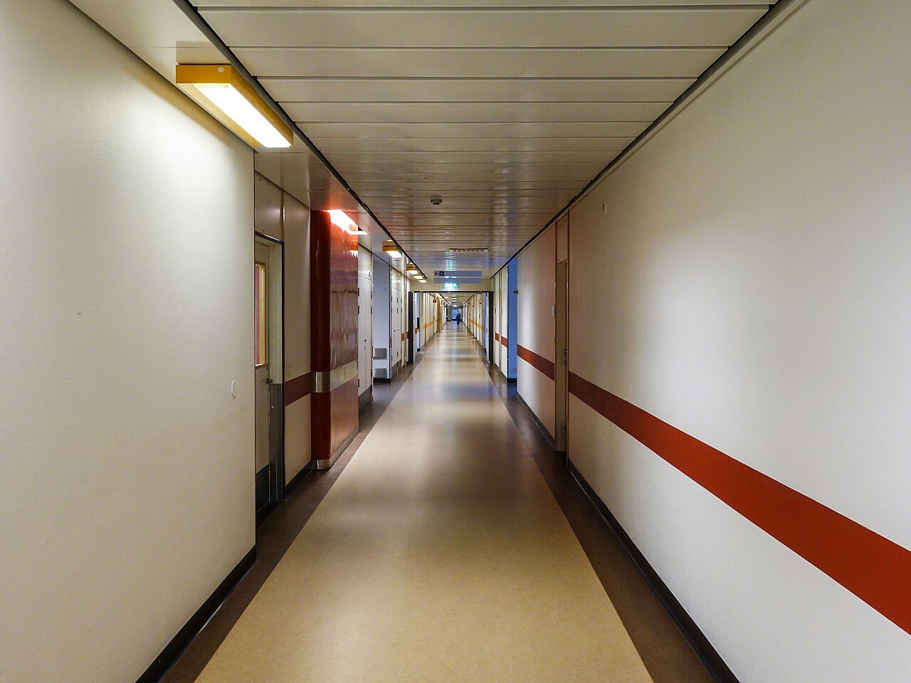 Illustrative camera view with detection overlays